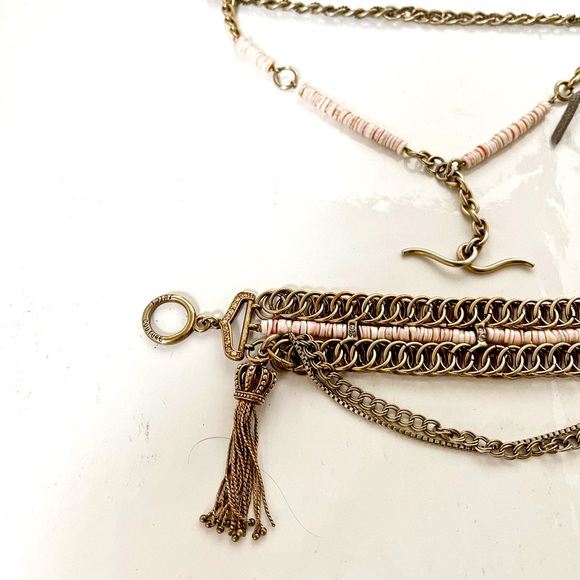 Juicy Couture Gold & shell Jewelry Set, Necklace & Bracelet - Picture 6 of 7